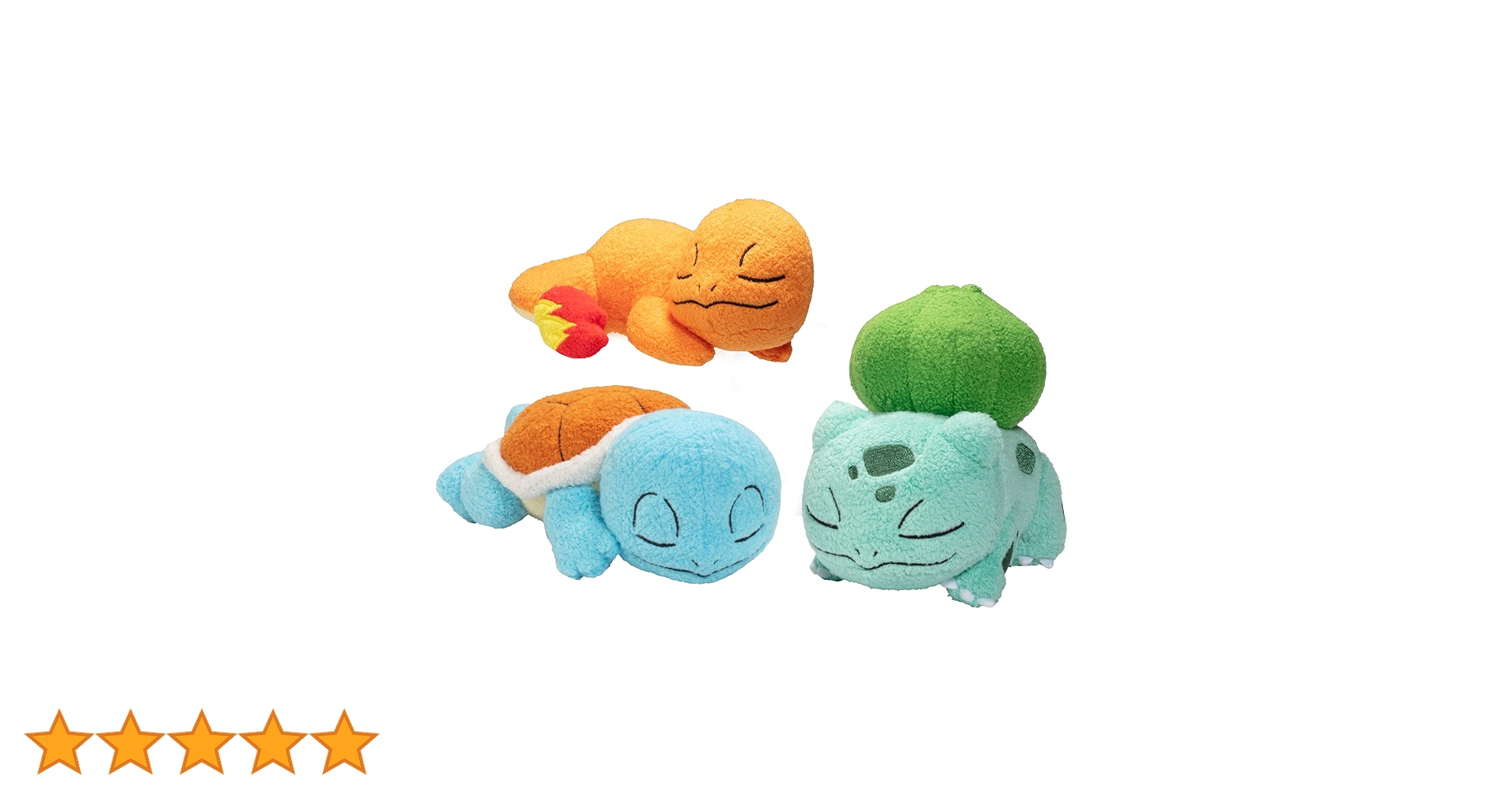 Amazon.co.jp: ポケモン 5インチ 眠るゼガメ、ヒトカゲ